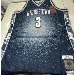 Mitchell & Ness Swingman Jersey Allen Iverson #3 Georgetown Hoyas 1995 NEW XXL